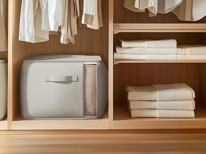 4 Pack Canvas Comforter Storage Bags - Image 4