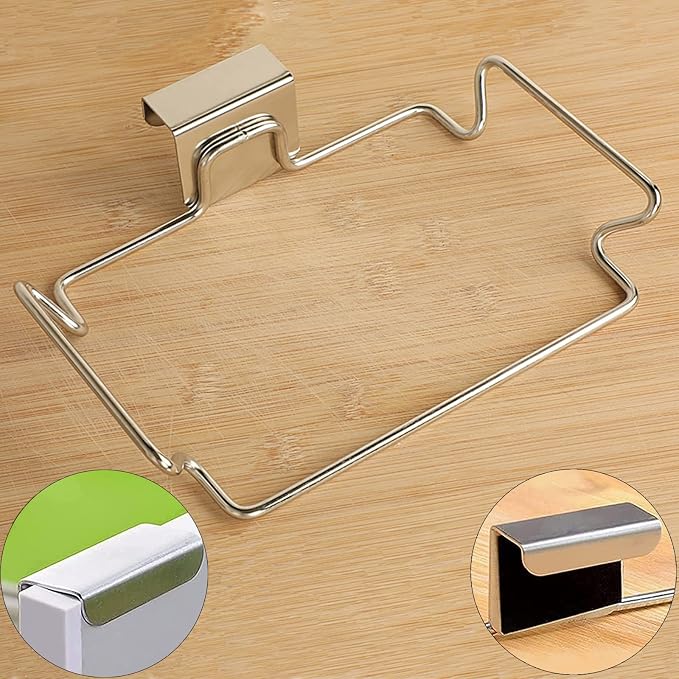 OYSIR Large Stainless Steel Trash Bag Holder - Image 4