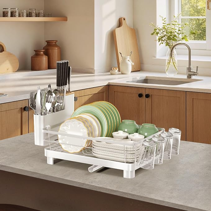 Runnatal Dish Drying Rack with Drainboard - Image 8