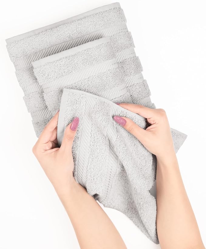 American Soft Linen 100% Cotton Luxury Turkish Towels, 6 Piece Towel Set | Soft - Image 6