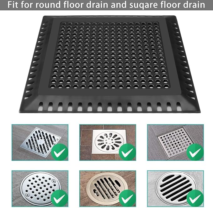 Aojuxix Shower Drain Hair Catcher/Drain Protector/Shower Drain Cover | - Image 4