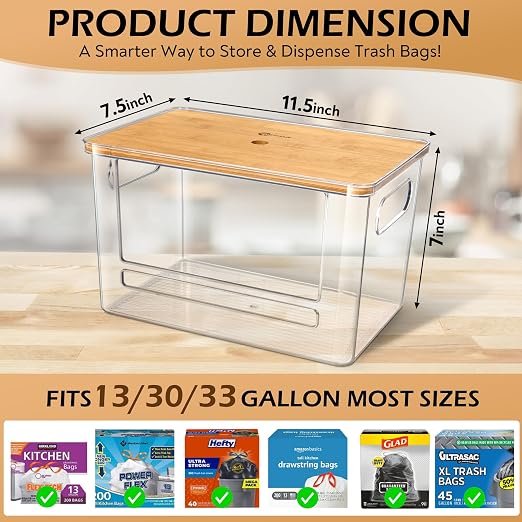 Stackable Trash Bag Dispenser - Image 2