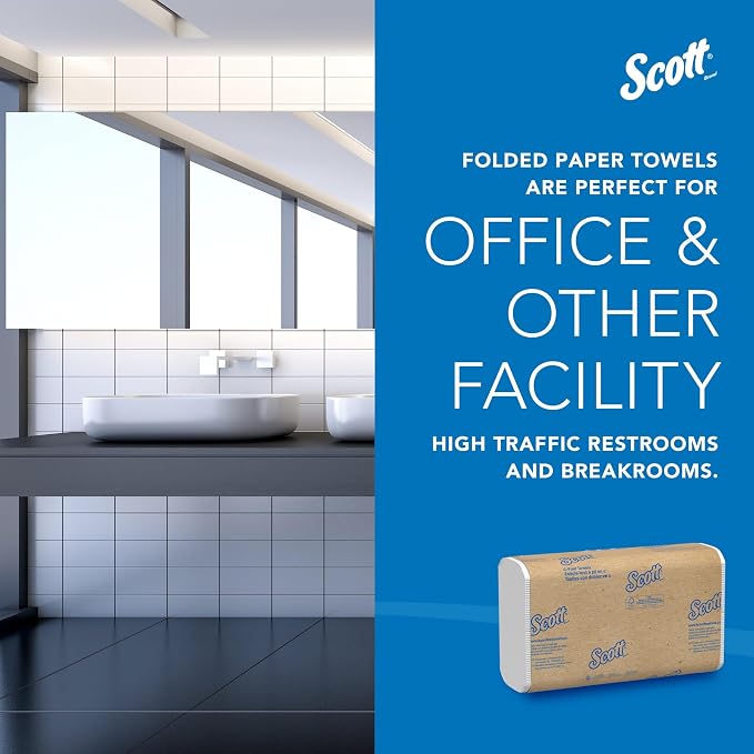 Scott Professional C-Fold Paper Hand Towels, 9 x 200 Sheets | Universal - Image 9