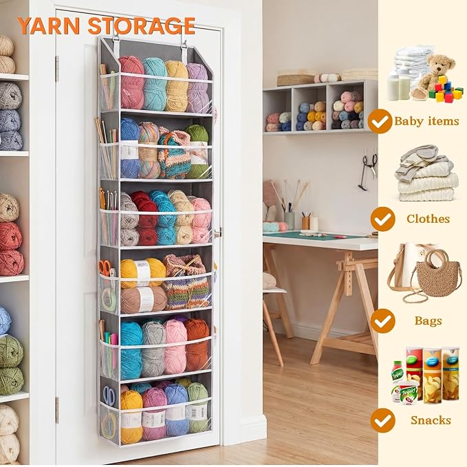 2 Pack Over Door Organizer - Image 6