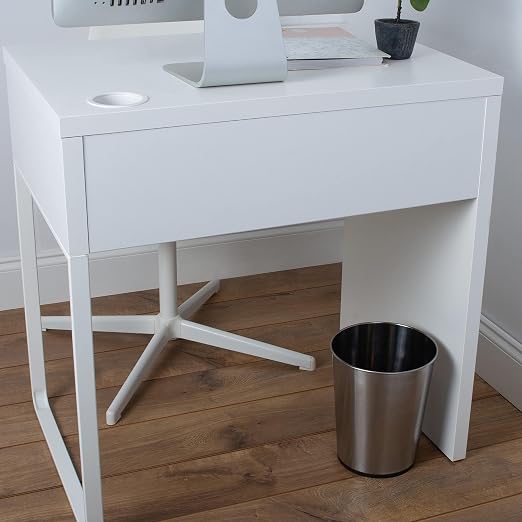 Bath Bliss 5 Liter Small Wastebasket, Stainless Steel | Compact Round Open Top - Image 5