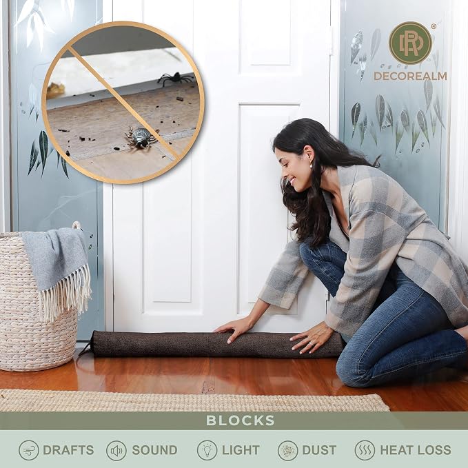 Heavy Duty Under Door Draft Stopper and Noise Blocker, Sound Proof Under Door - Image 3