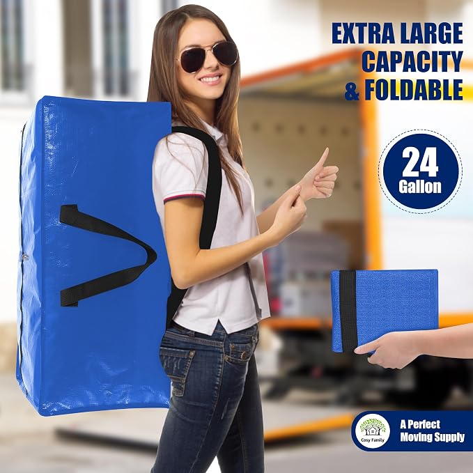 Cosy Family 12 Pack Heavy Duty Moving Bags - Image 7