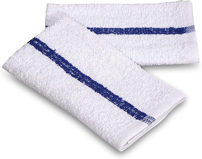 GOLD TEXTILES 60 PC New Cotton Blend White Restaurant Bar Mops Kitchen Towels - Image 2