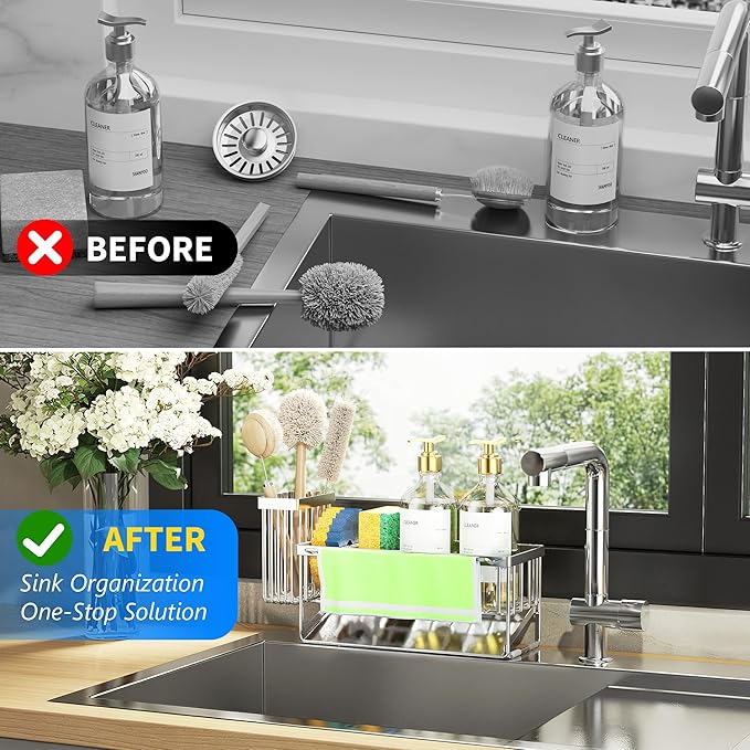 Cisily Kitchen Sink Caddy Organzier - Image 5