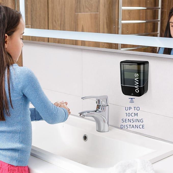 SVAVO Automatic Soap Dispenser Touchless, Hand Sanitizer Dispenser Wall Mount - Image 4
