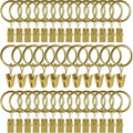 44 Pack Metal Curtain Rings by AMZSEVEN