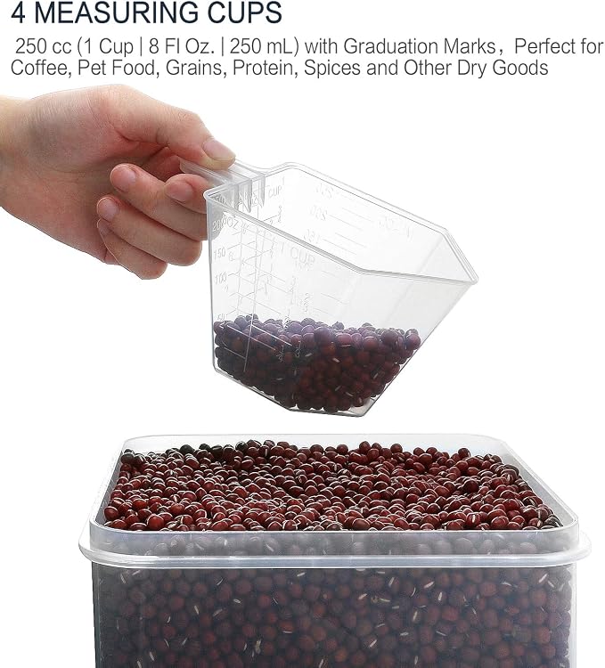 M MCIRCO Extra Large 4 Pack, 6.5L/7qt/220oz Tall Food Storage Containers | - Image 7