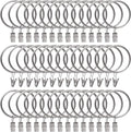 Lansian 44 Pack Curtain Rings by Lansian