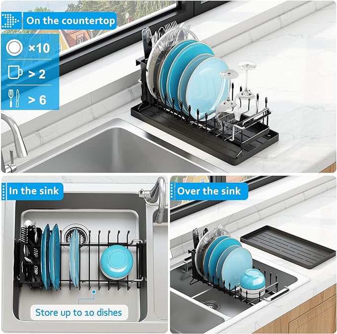 ANTOPY Sink Dish Drying Rack - Image 2