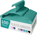 NEATERIZE Clothes Hangers Plastic 100 Pack by Neaterize