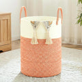 Laundry Basket, Woven Cotton Rope Laundry Hamper, 80L by Artfeel