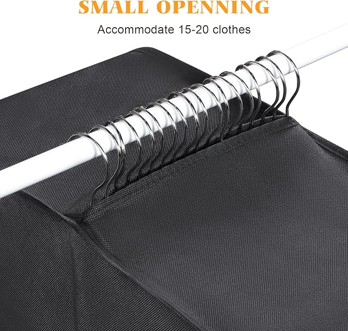 Univivi Garment Bag for Moving, Heavy Duty Suit Bag, 60 Inch, Non-woven Fabric - Image 5