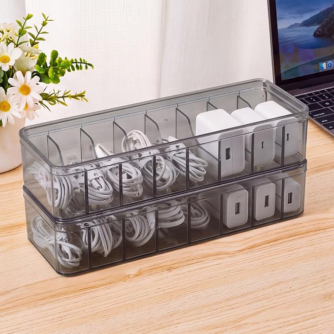 Tatuo 4-Pack Cord Organizer Box - Image 7