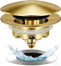 Anlige Bathtub Drain Stopper, Pop Up Tub Stopper and Cover, Bottom by Anlige