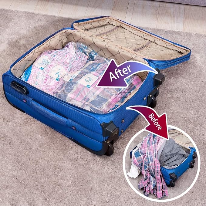 MEIQIHOME Vacuum Storage Bags, Space Saver Sealer Bags, Vacuum seal bags - Image 5