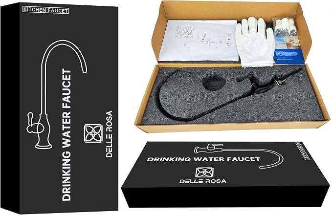 Delle Rosa Drinking Water Faucet, Stainless Steel Kitchen Water Filter Faucet - Image 9