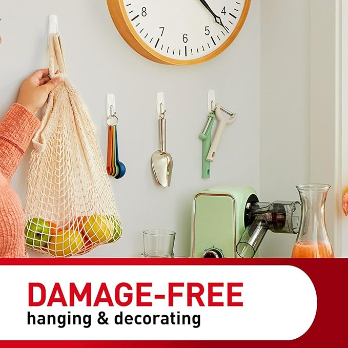 Command Large Utility Hooks, Organize Damage-Free | Damage-Free Hanging Wall - Image 7