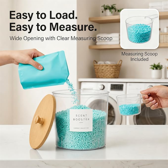 Laundry Room Organization Set, 5 Laundry Containers, 2 detergent dispenser - Image 6