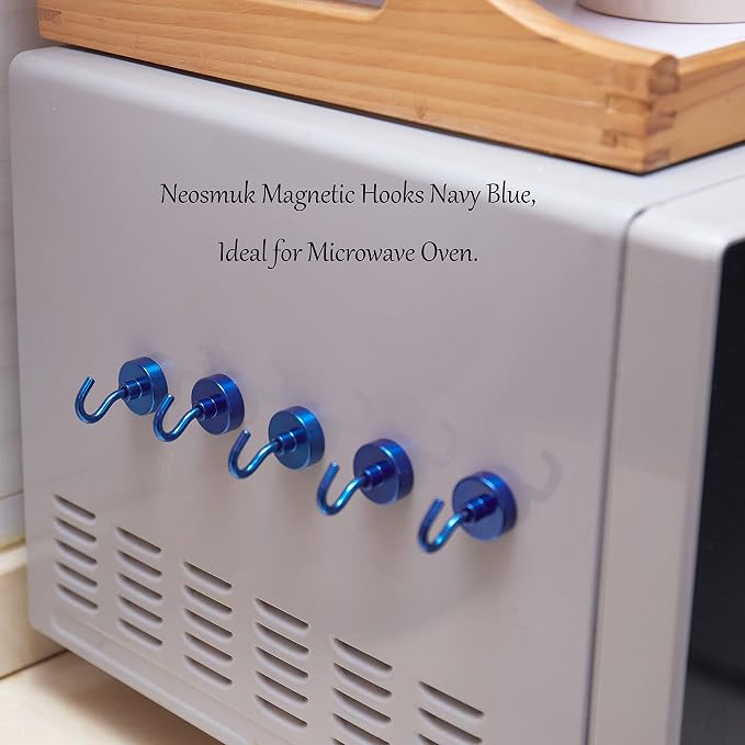 Neosmuk Magnetic Hooks, 40lb Heavy Duty, 10 Pack - Image 7