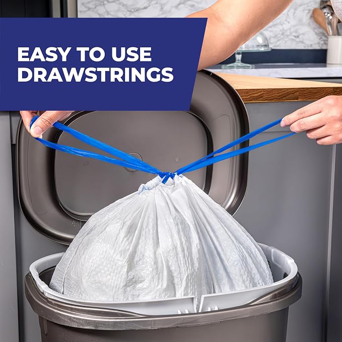 Hefty Ultra Strong 13 Gal Kitchen Trash Bags, Fabuloso Watermelon, 80ct | 13G - Image 5