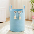 Laundry Basket, Woven Cotton Rope Laundry Hamper, 100L by Artfeel