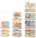 Extended Width Hanging Closet Organizer, 8 Tier Wire Storage Shelves by Yuyetuyo