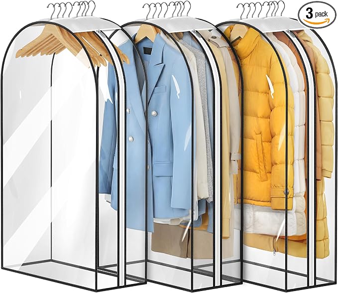 MISSLO 10" Gusseted All Clear Garment Bags by MISSLO