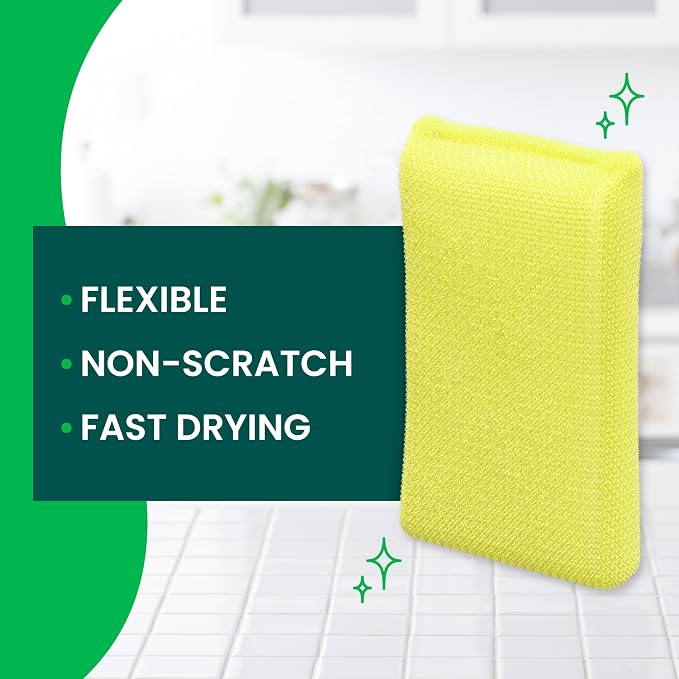 Scotch-Brite Dobie Non-Scratch All-Purpose Scrub Pads, 24 Pack | 8 Packs of 3 - Image 3