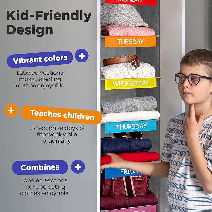 Handy Laundry Hanging Clothes Organizer - Image 4