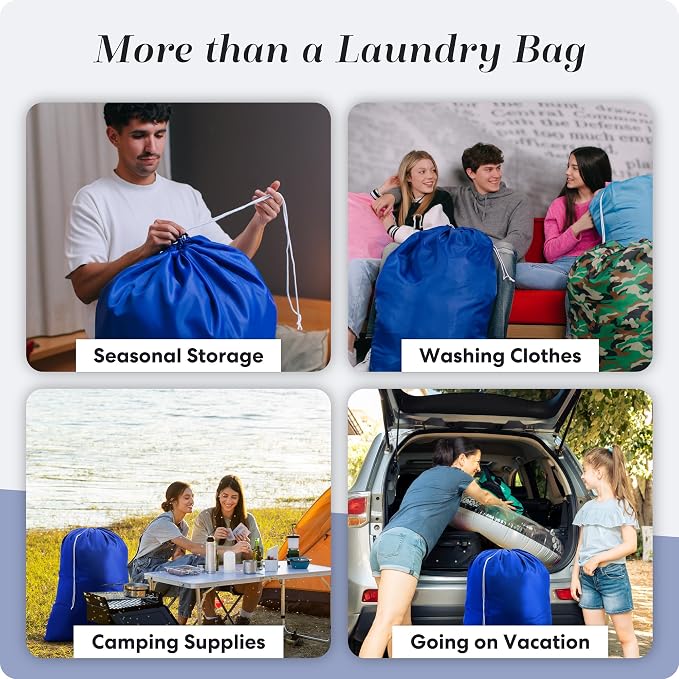 Handy Laundry Extra Large Heavy Duty Laundry Bag – 30" x 40" Durable Nylon - Image 7
