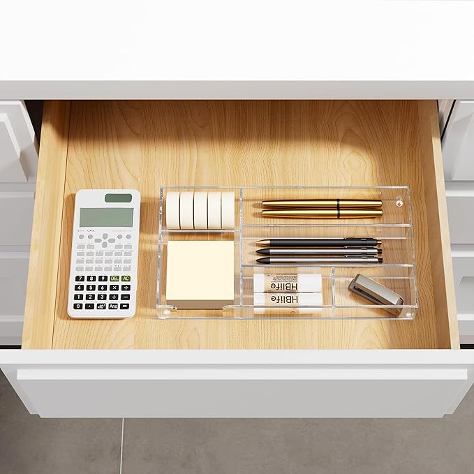 HBlife Acrylic Desk Drawer Organizer Tray - Image 2