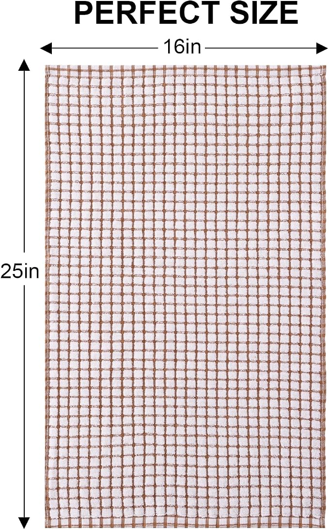 Kitinjoy Cotton 12 Pack Terry Kitchen Towels, Mix Colour - Image 2