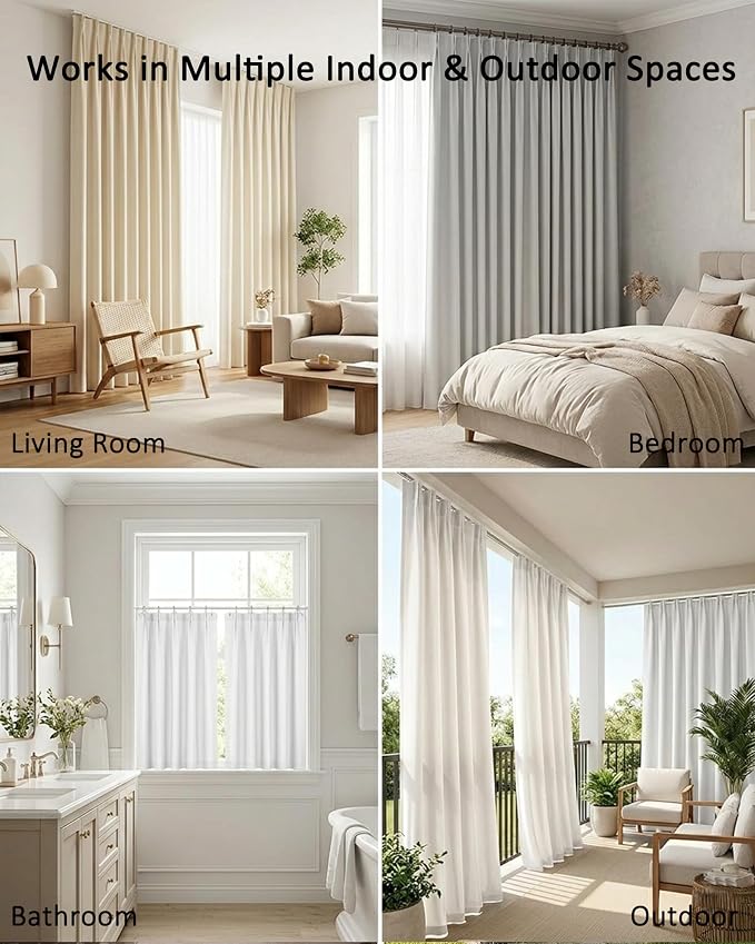Adjustable Pinch Pleat Curtain Hooks, Only - Image 7