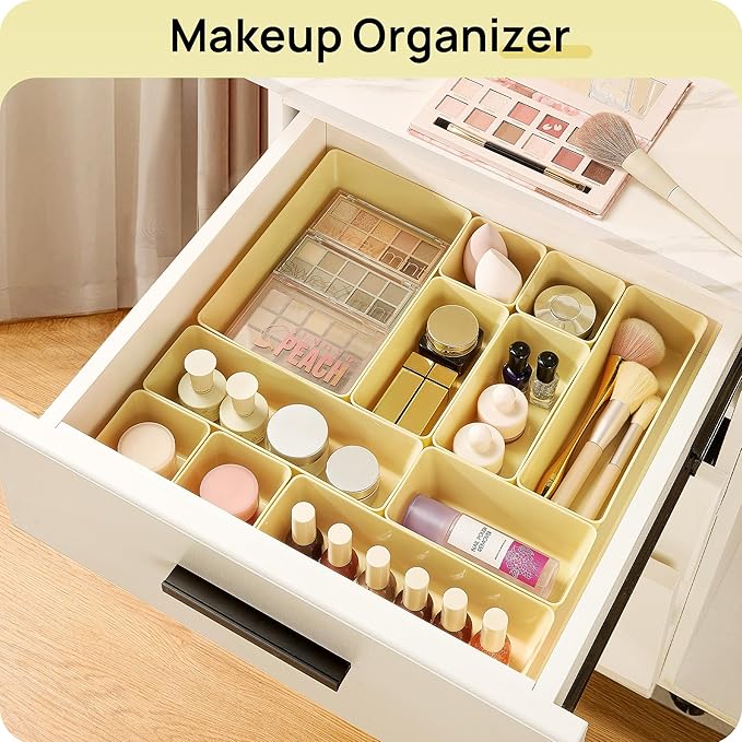 Vtopmart 25 Pack Plastic Drawer Organizers - Image 4