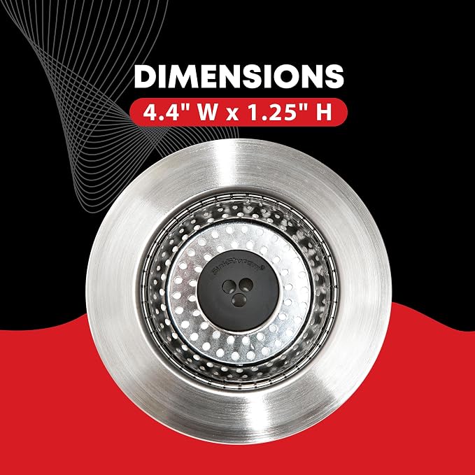 SinkShroom Revolutionary Clog-Free Sink Strainer Basket, Stainless Steel - Image 4