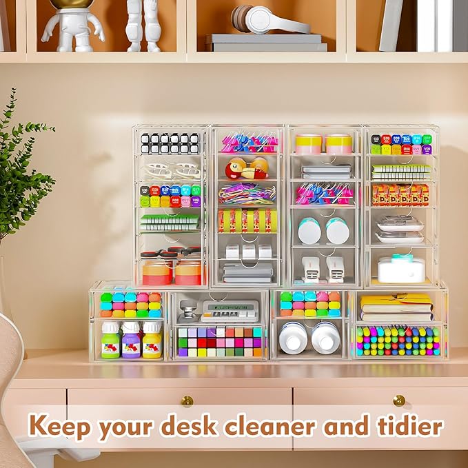 ARSTPEOE 30-Drawer Acrylic Storage & Makeup Organizer - Image 2