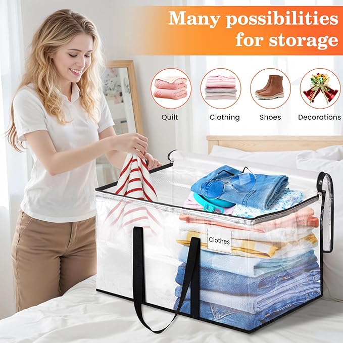 Moving Bags, Extra Large Heavy Duty Storage Bags, 6 Packs | Packing Bags - Image 5