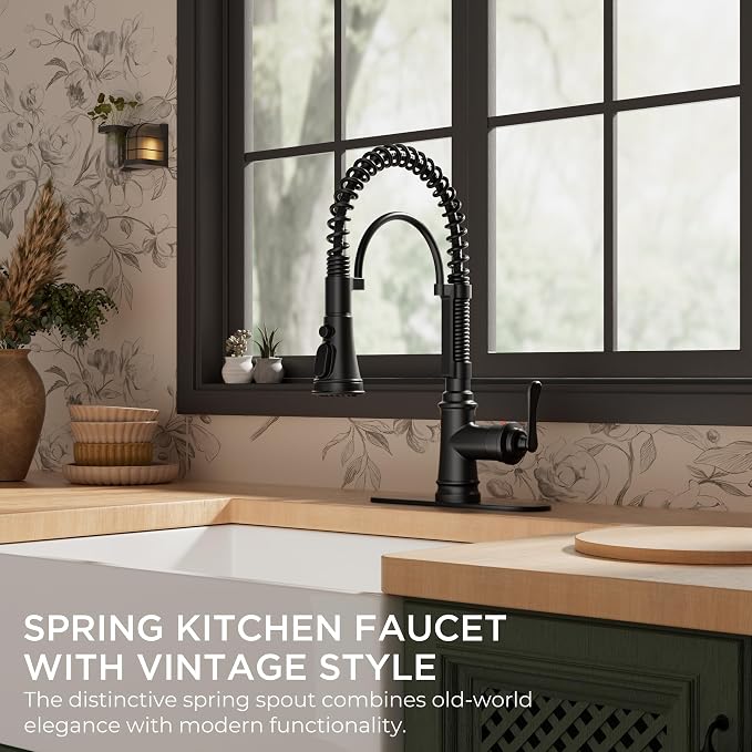 FORIOUS Black Kitchen Faucet - Image 2