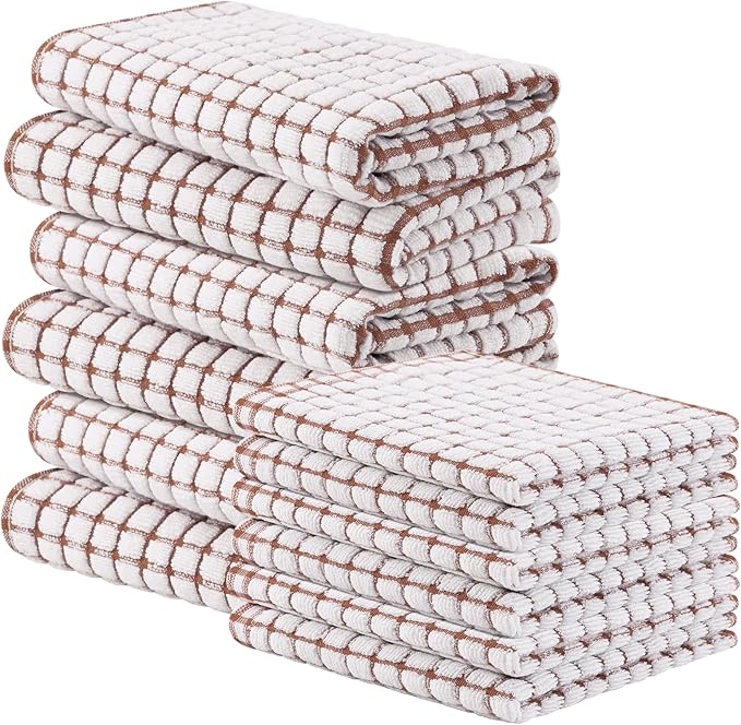 Homaxy Kitchen Towels and Dishcloths Set by Homaxy