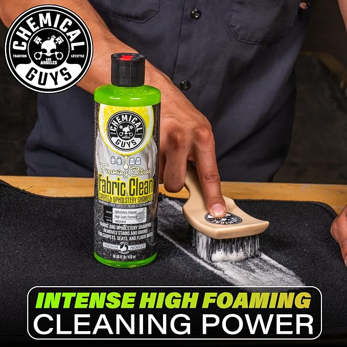 Chemical Guys, Foaming Citrus Fabric & Carpet Cleaner, Seats & Mats, 16 oz | - Image 8