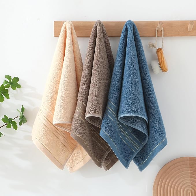 2 Pack Hand Towels for Bathroom, Cotton Decorative Soft | Decorative Hand Towel - Image 4