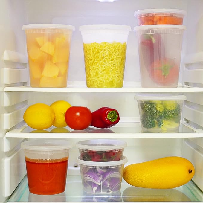 TashiBox [16 oz-36 Sets, Plastic Deli Food Storage Freezer Containers - Image 5