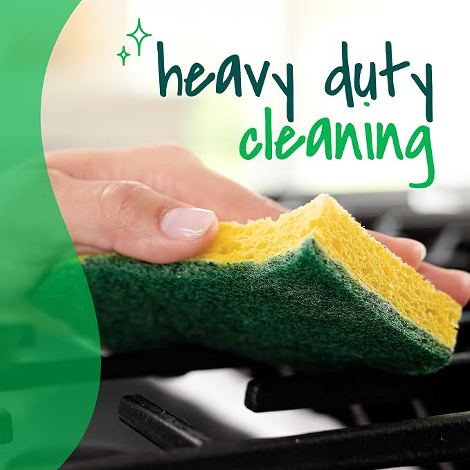 Scotch-Brite Heavy Duty Scrub Sponge, 45 Kitchen Sponges Designed - Image 4