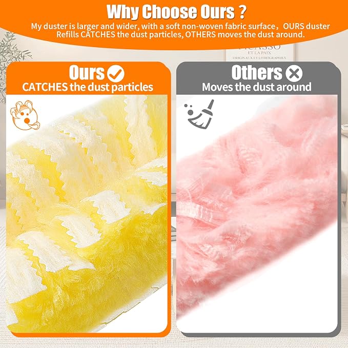 50 Count 360° Heavy Duty Duster Refills Compatible - Image 5