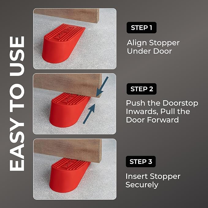 Large Big Rubber Door Stopper Made In USA - Image 5
